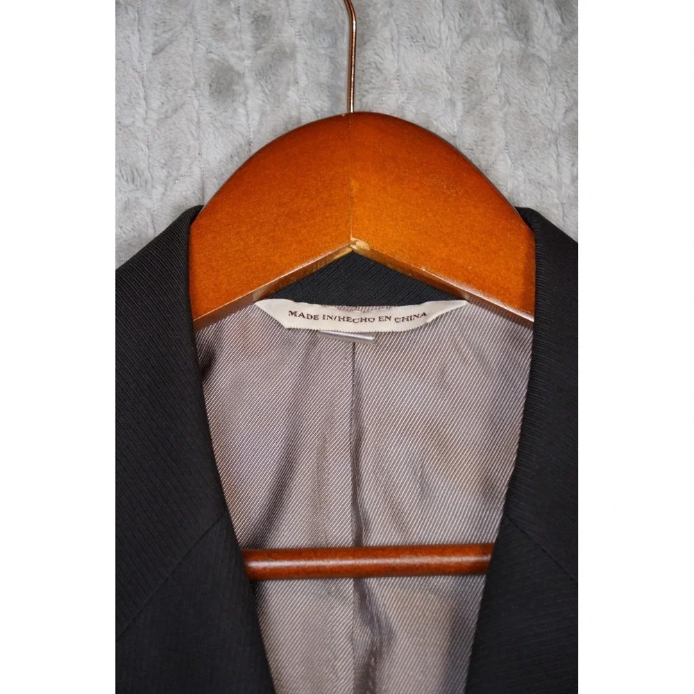 Perry Ellis Mens Black 3 Button Professional Blazer Sport Coat Jacket XL 44 REG